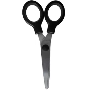 Tesoura Escolar 13,2 Cm Sem Ponta Preta Tilibra