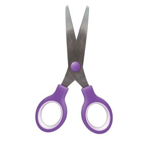 Tesoura Escolar 13,2 Cm Sem Ponta Roxa Tilibra