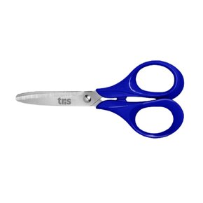 Tesoura Escolar 13 cm Sem Ponta Azul Class Tris