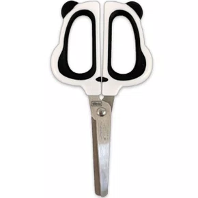 Tesoura Escolar 13 cm Sem Ponta Panda Tilibra