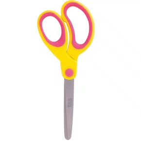 Tesoura Escolar 15 Cm Sem Ponta Amarela Tris