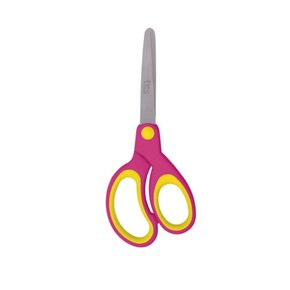 Tesoura Escolar 15 Cm Sem Ponta Rosa Tris