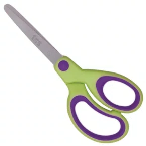 Tesoura Escolar 15 Cm Sem Ponta Verde Tris