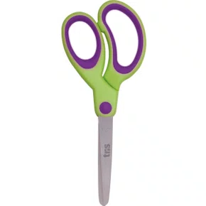 Tesoura Escolar 15 Cm Sem Ponta Verde Tris