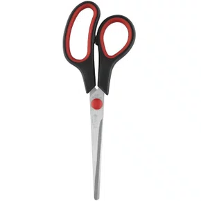 Tesoura Multiuso 17 cm Preta e Vermelha TE1702 Brw