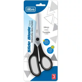 Tesoura Multiuso 19,5cm Slide Blade Tilibra
