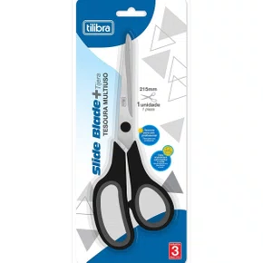 Tesoura Multiuso 21,5cm Slide Blade Tilibra