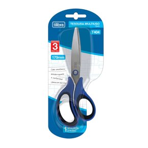 Tesoura Multiuso Azul T404 Tilibra