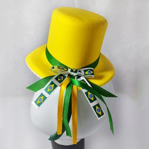 Tiara Chapéu Brasil Verde e Amarelo Copa Importado