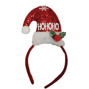 Tiara Gorro Papai Noel 14x24cm Natalina Matsumoto