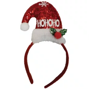Tiara Gorro Papai Noel 14x24cm Natalina Matsumoto