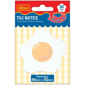 Tili Notes Foods Ovo Frito 55x55mm com 30 Folhas Tilibra