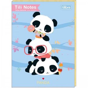 Tili Notes Panda Conjunto 8 Blocos Tilibra