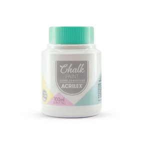 Tinta Chalk 100ml Branco Acrilex