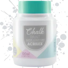 Tinta Chalk 100ml Branco Acrilex