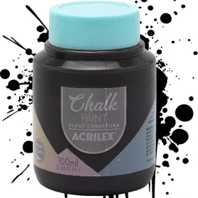 Tinta Chalk 100ml Preto Acrilex