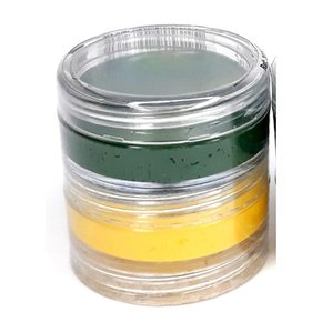Tinta Cremosa Verde e Amarelo Corporal Facial Lary