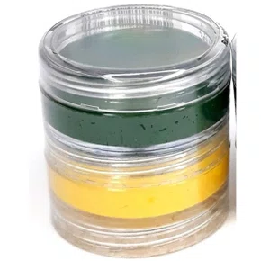 Tinta Cremosa Verde e Amarelo Corporal Facial Lary
