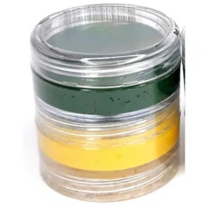Tinta Cremosa Verde e Amarelo Corporal Facial Lary