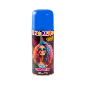 Tinta de Cabelo Spray Azul Kbelo Maluko Rostinho Pintado