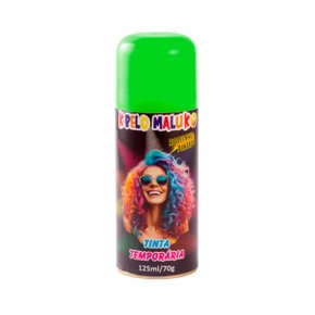 Tinta de Cabelo Spray Verde Kbelo Maluko Rostinho Pintado