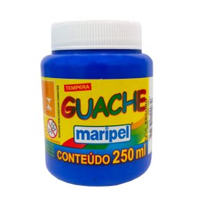 Tinta Guache Azul Escuro 250ml da Maripel
