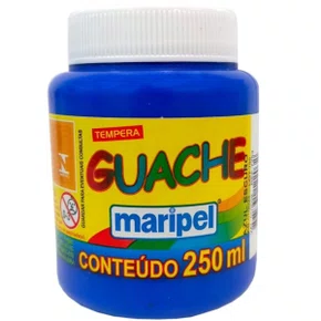 Tinta Guache Azul Escuro 250ml da Maripel
