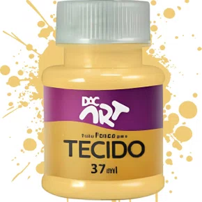 Tinta P/ Tecido Amarelo Pessego 37ml DAC