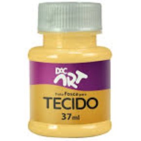 Tinta P/ Tecido Amarelo Pessego Dac 37 Ml