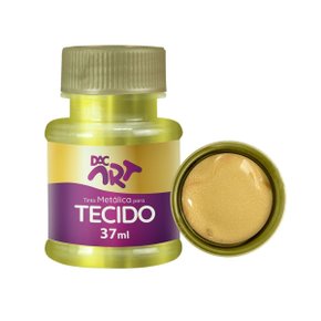 Tinta P/ Tecido Metalica Ouro  Dac 37 Ml