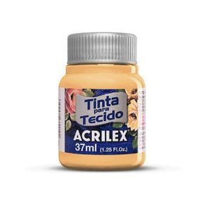 Tinta P/ Tecido Ocre Ouro Acrilex 37 Ml