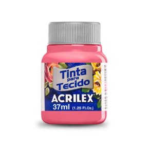 Tinta P/ Tecido Rosa Cha Acrilex 37 Ml