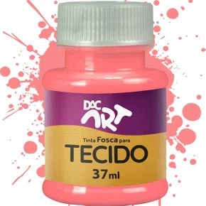 Tinta P/ Tecido Rosa  Dac 37 Ml