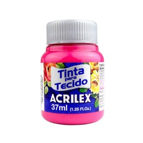 Tinta P/ Tecido Rosa Escuro Acrilex 37ml