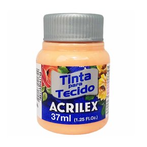 Tinta para Tecido Amarelo Pêssego 37ml Acrilex