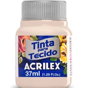 Tinta para Tecido Areia 37ml Acrilex