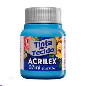 Tinta para Tecido Azul Bebê 37ml Acrilex