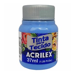 Tinta para Tecido Azul Caribe 37ml Acrilex