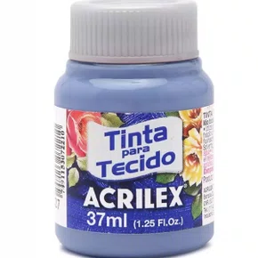 Tinta para Tecido Azul Country 37ml Acrilex