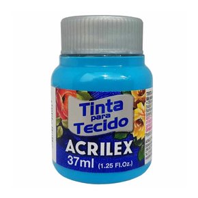 Tinta para Tecido Azul Mar 37ml Acrilex