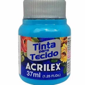 Tinta para Tecido Azul Mar 37ml Acrilex