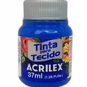Tinta para Tecido Azul Turquesa 37ml Acrilex