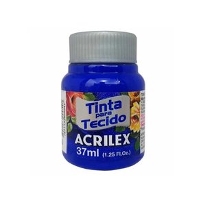 Tinta para Tecido Azul Ultramar 37ml Acrilex