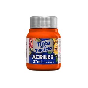 Tinta para Tecido Cenoura 37ml Acrilex