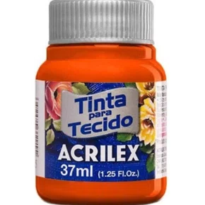 Tinta para Tecido Cenoura 37ml Acrilex