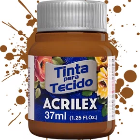 Tinta para Tecido Chocolate 37ml Acrilex