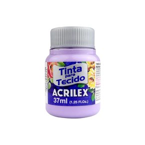 Tinta para Tecido Lilás 37ml Acrilex