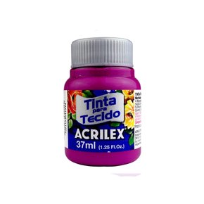 Tinta para Tecido Magenta 37ml Acrilex