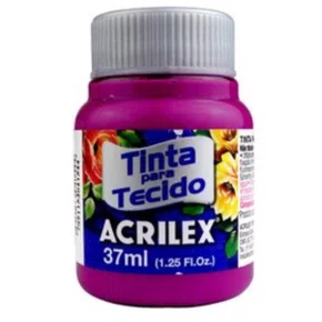Tinta para Tecido Magenta 37ml Acrilex