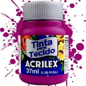 Tinta para Tecido Magenta 37ml Acrilex